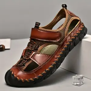 Leather Flat Slippers / Retail Only 🇨🇳
