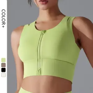 Zipper Gym Yoga Tank / Wholesale Only 🇨🇳