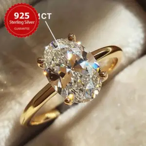 Gold 925 Silver Ring / Retail Only 🇨🇳