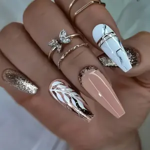 spicy girl leaf nail / Retail Only 🇨🇳