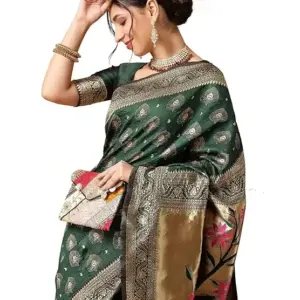 Blend Woven Saree / Retail Only 🇮🇳